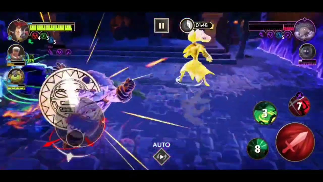 Map 4 EB, Tier 27, Dory, Team Breakdown T2 Potions