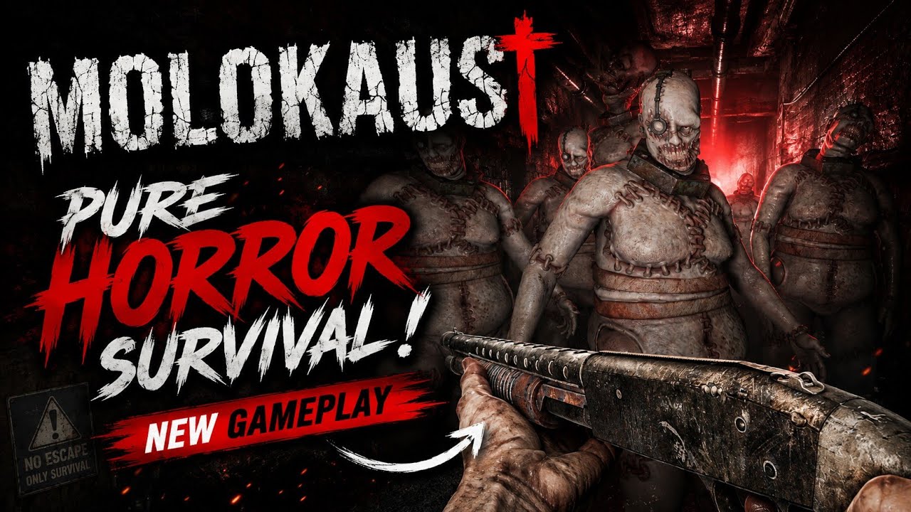 This New Steam Horror Game is an Absolute NIGHTMARE! | MOLOKAUST