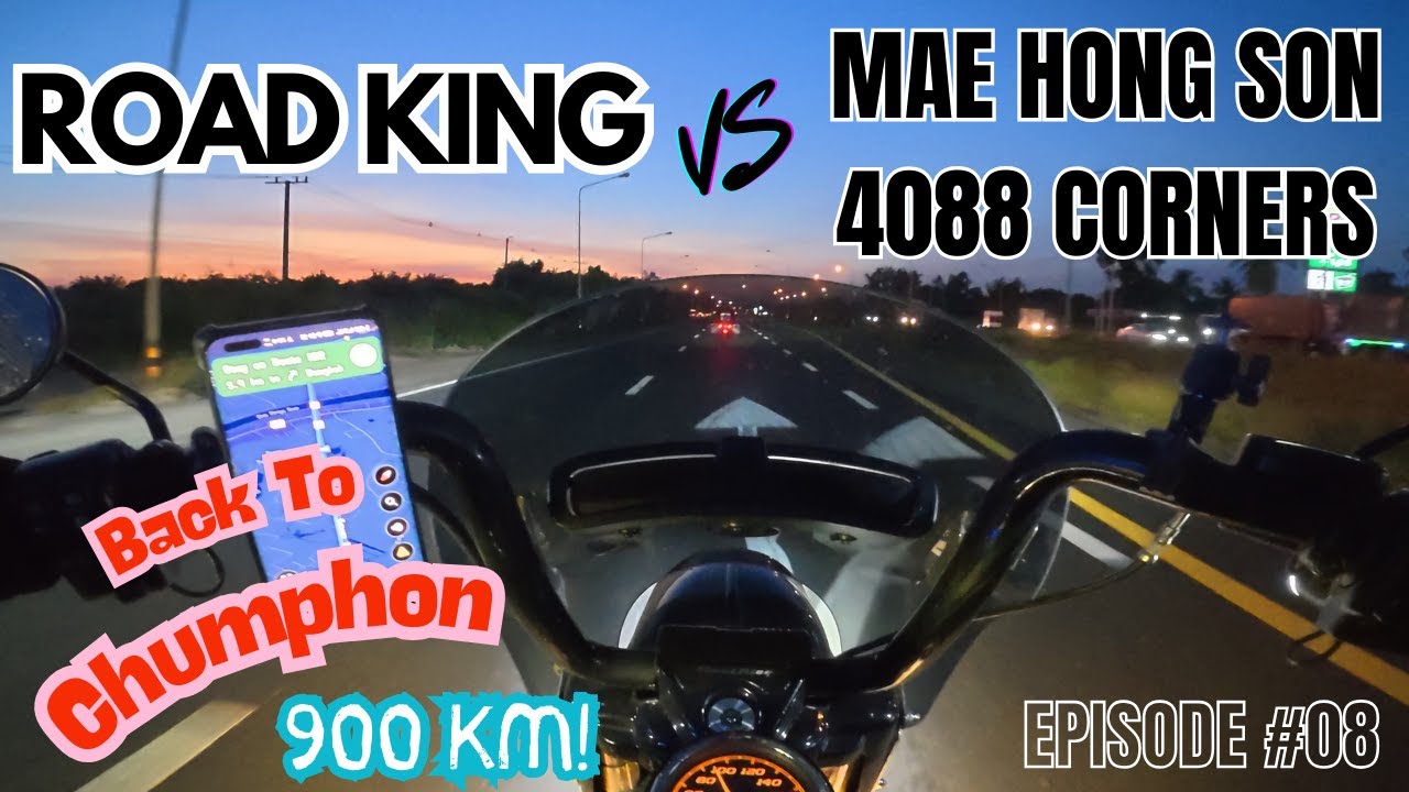 Mae Hong Son 4088 Corners on a HD Road King Special | Malaysia to Thailand Motorcycle Trip (EP8)