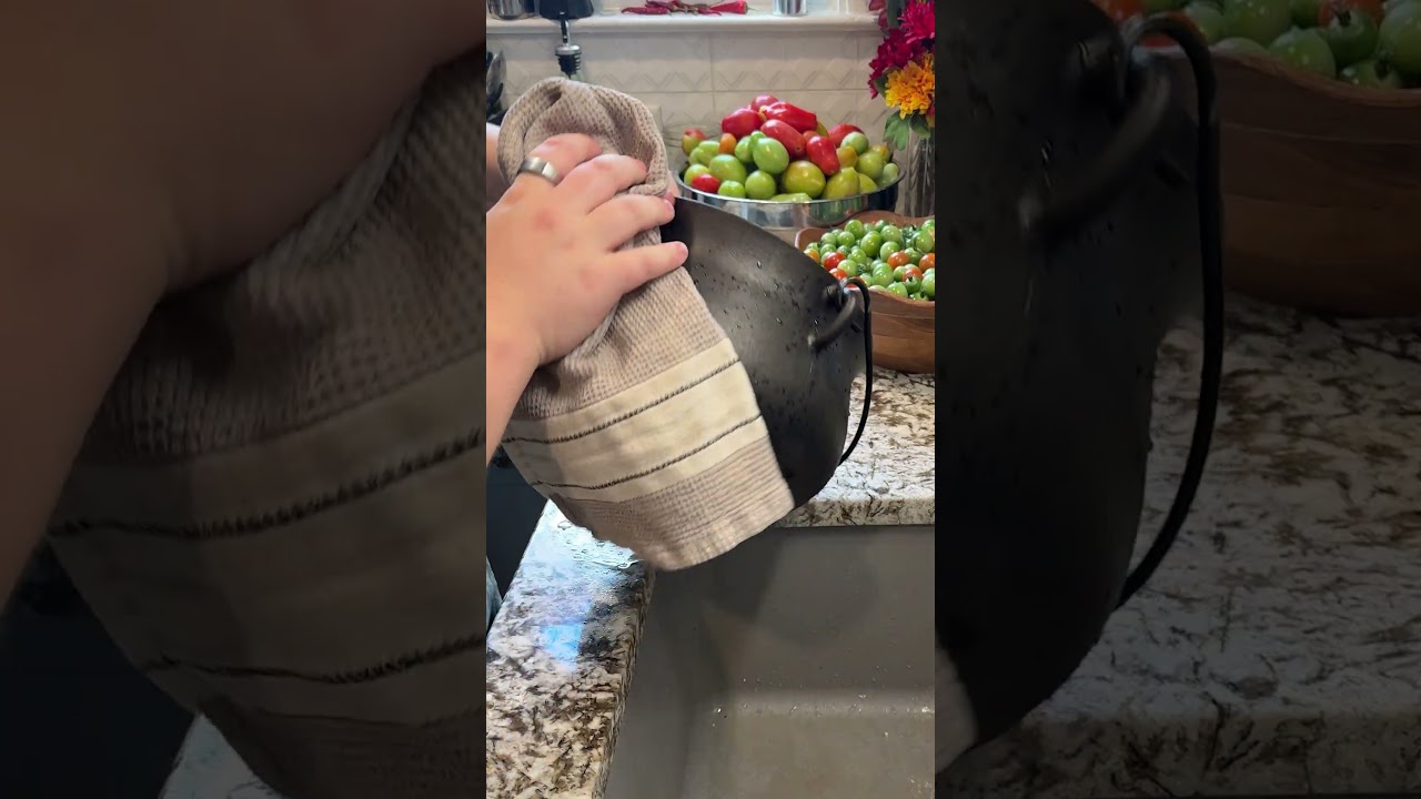 Пора прокалить мой чугунный котел!