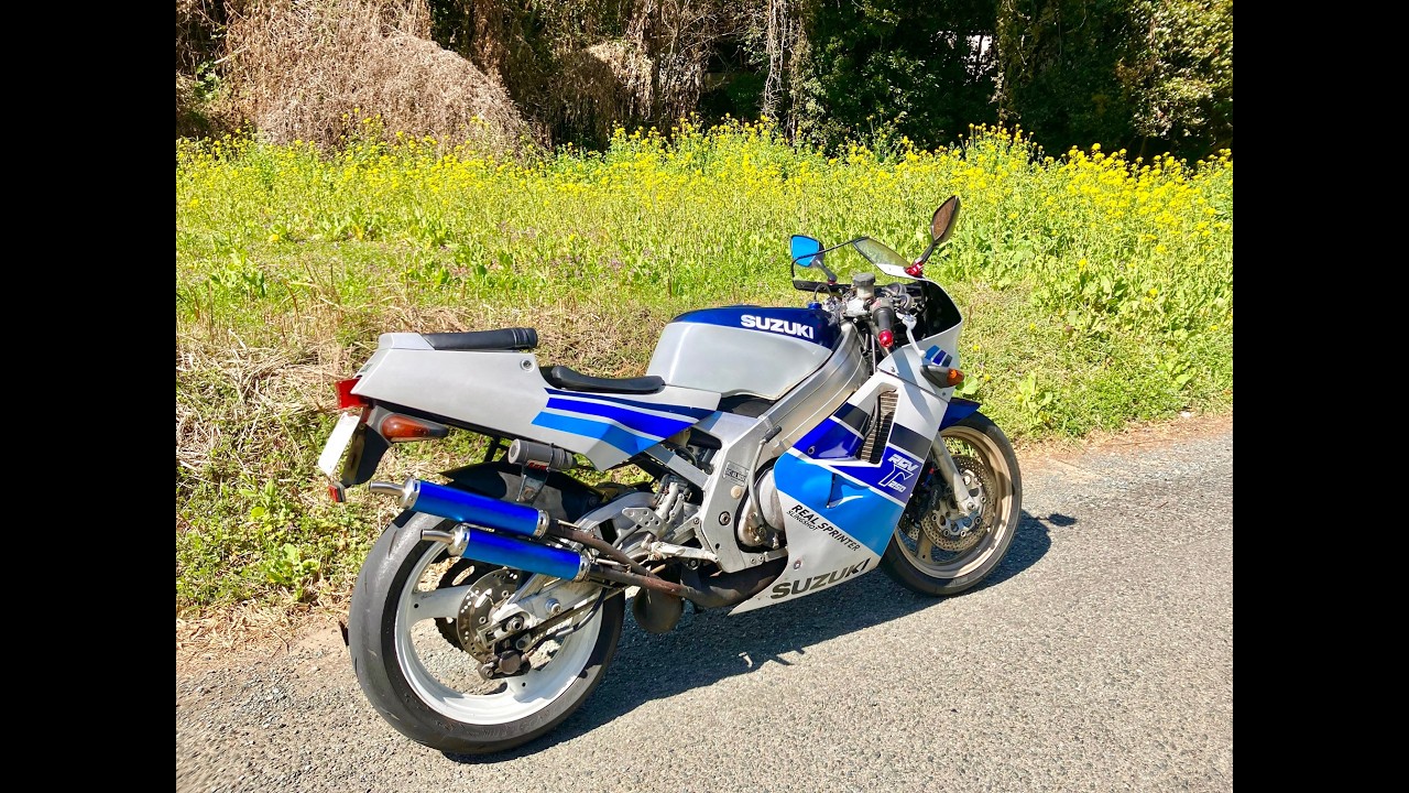 20260226　通勤ルート・菜の花　RGV250Γ