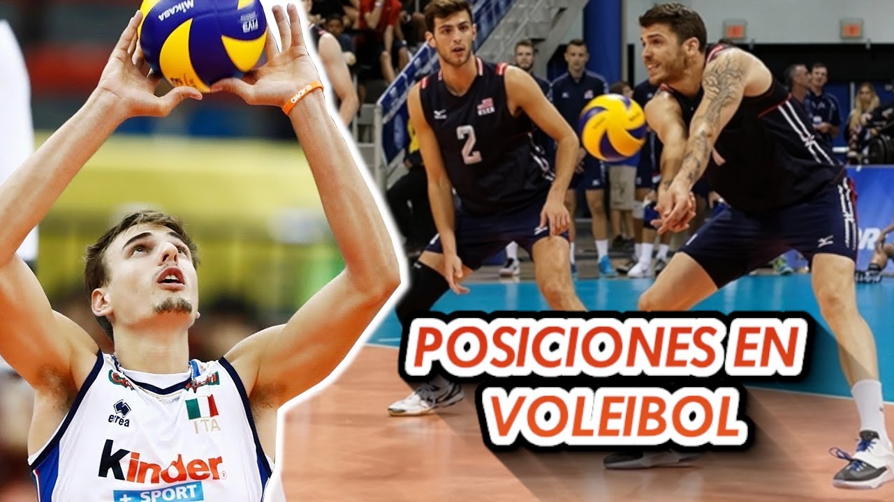 DISTINTAS POSICIONES EN VOLEIBOL 🏐