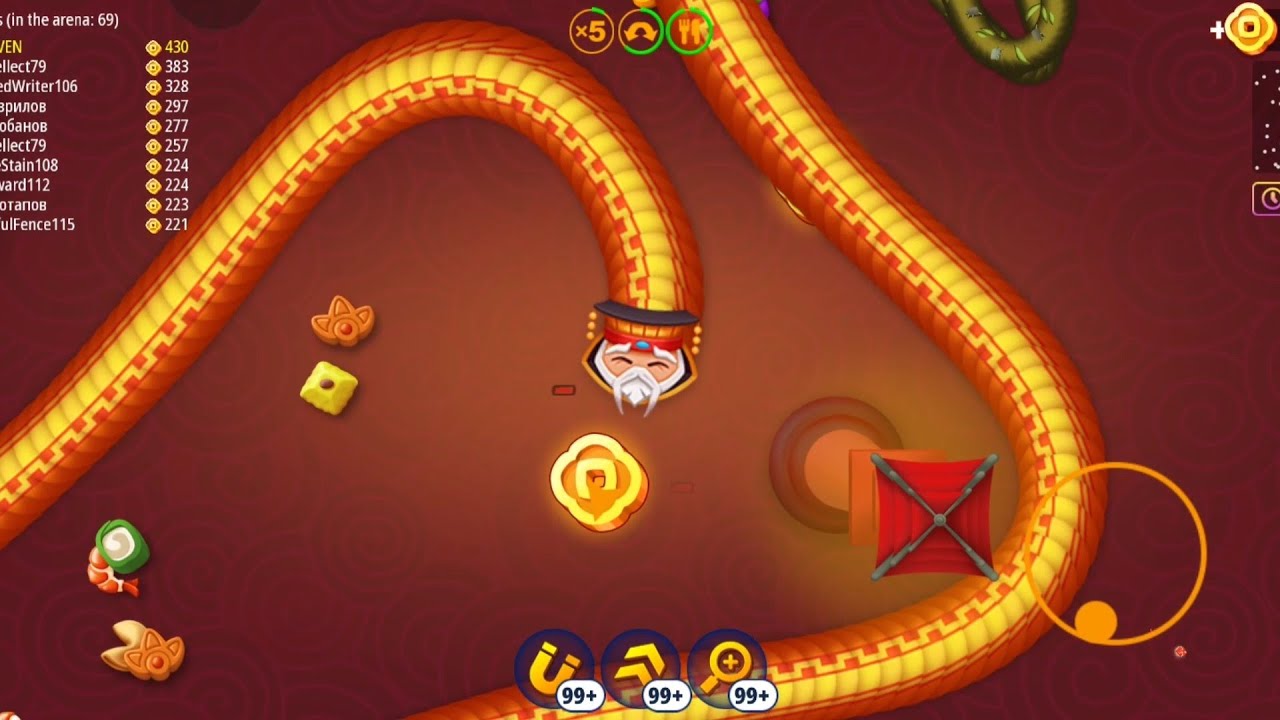 🐉1.22 🧧 🏮🏮🏮🏮New Lunar Worm Skin! Chinese New Year Event | Worms Zone, Emperor Worm