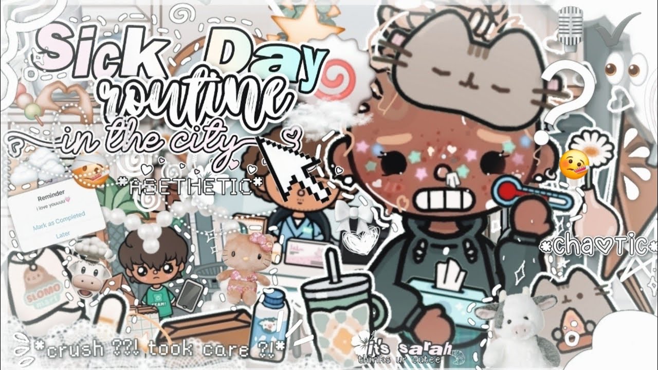 *SICK DAY* CHAOS !! 🤒 ✋🏼But My Crush Took Care of Me?! 👀💕 | Toca Boca RP 🌎|| VOICED🎙|| ASETHETIC 🫶🏼🌟