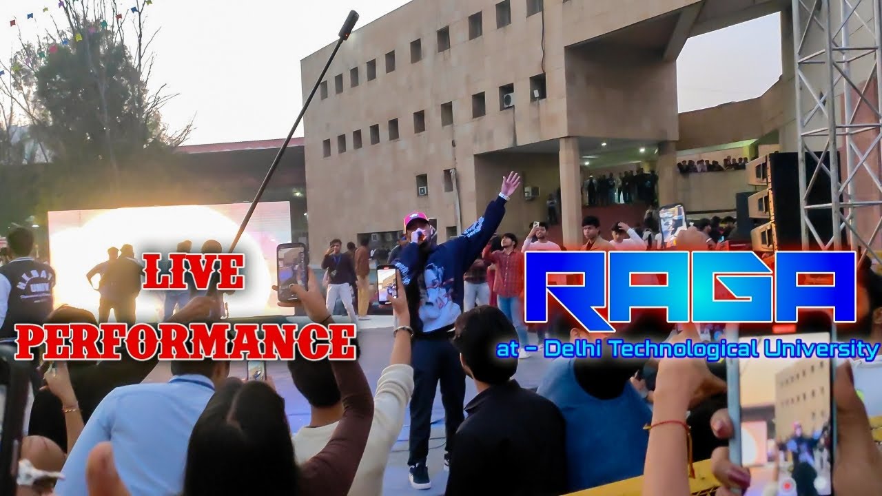 Raga Live Concert Performance at DTU. #raga #dtu #engifest