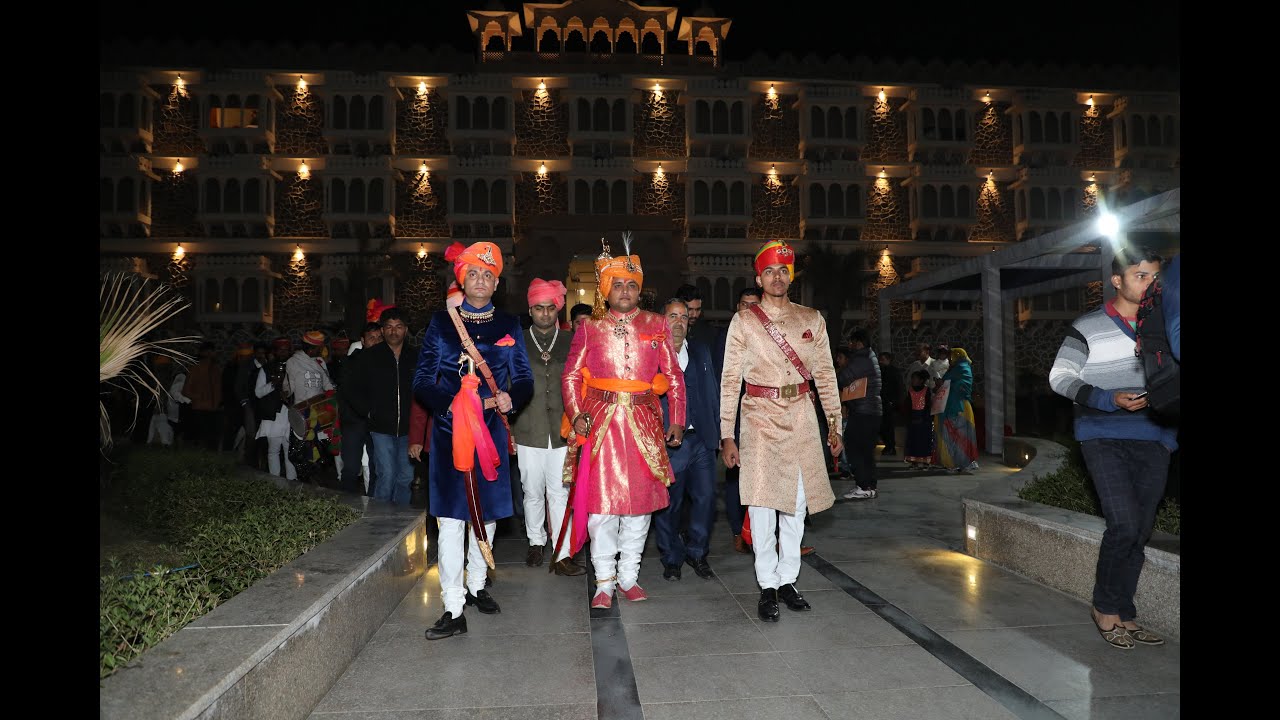 The Royal Rajput baraat || Chandrabhan Singh Solanki || Bhanwar Singh Palace || Pushkar