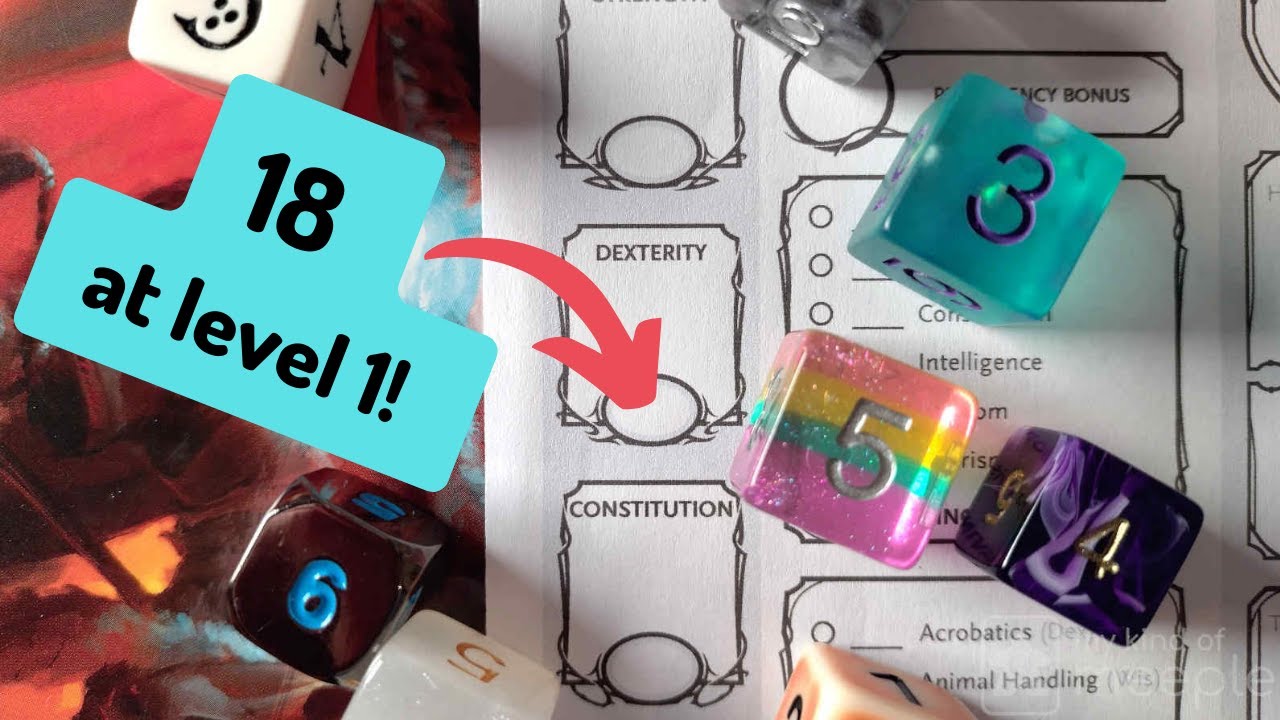 Rolling Stats in D&D - How to Roll 4d6drop