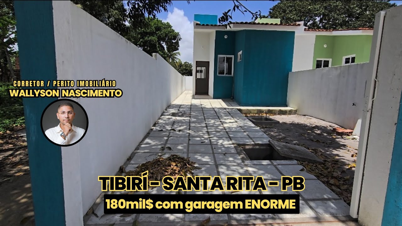 Por apenas 180mil$ essa linda Casa pode ser sua na cidade de Santa Rita-PB!