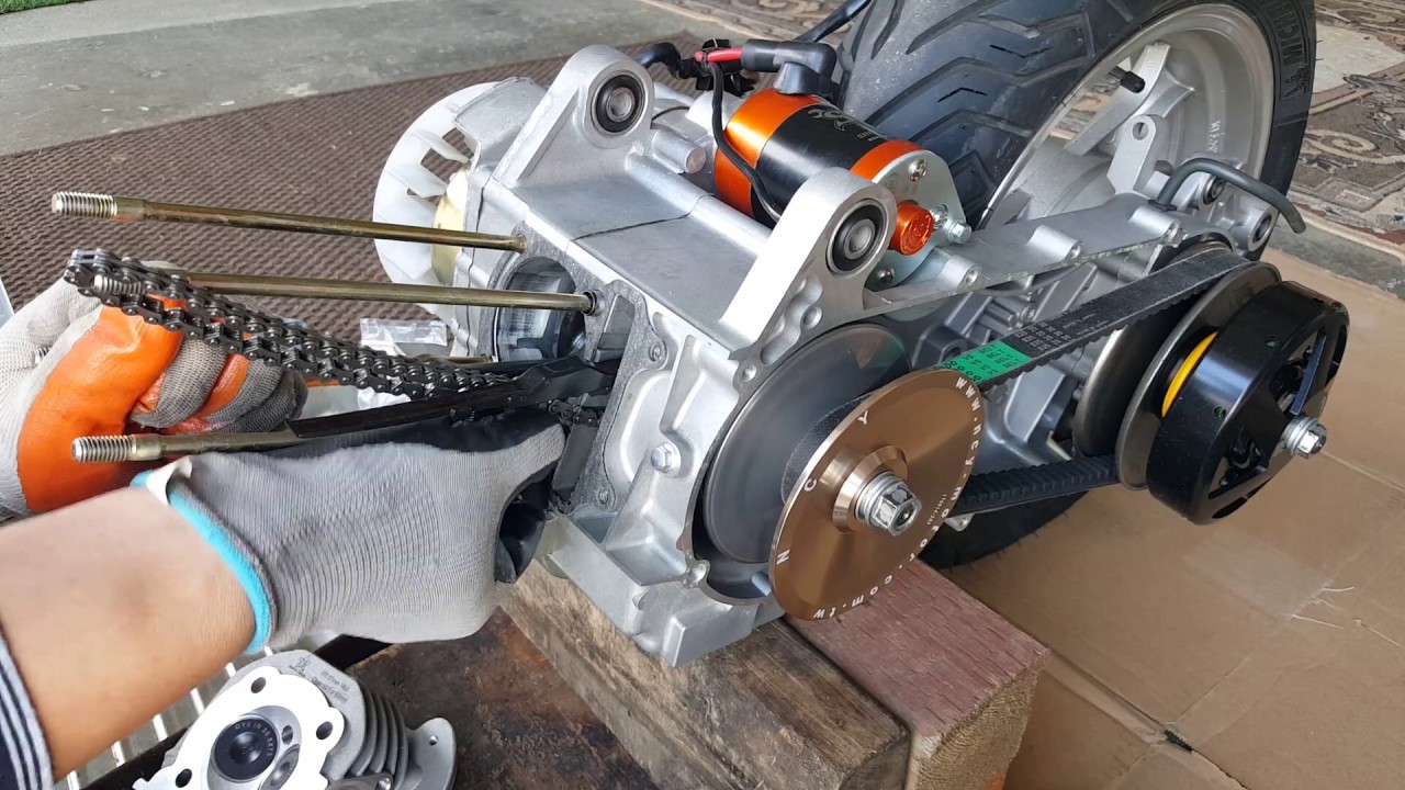 Как перебрать GY6 SSP-G 180cc Top-end с головкой Taida 232 2V в качестве замены?! 8 из 25