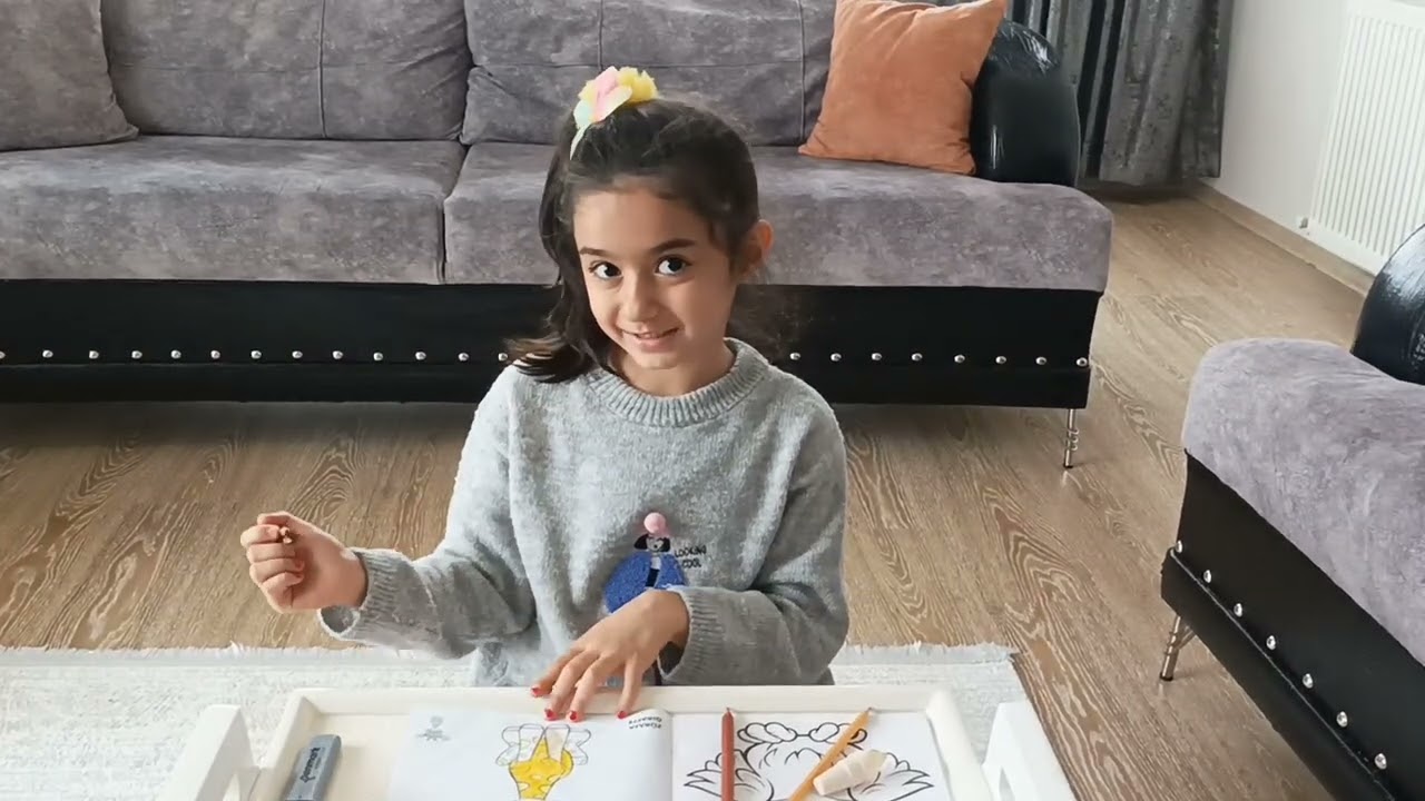 YÜSRA BOYAMA YAPIYOR | GÖZLERİNİ KAPATTI RENK SEÇTİ |!!!!!!!!!!!