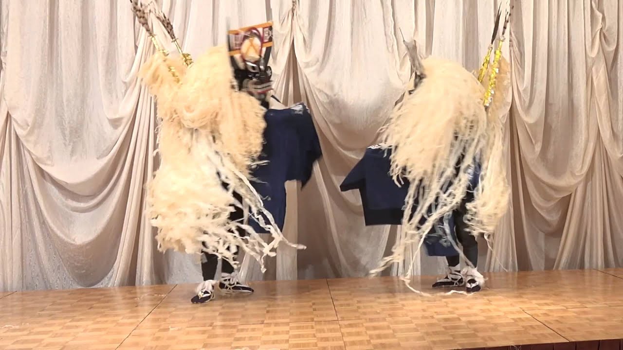 遠野市の「しし踊り」３団体県指定記念行事