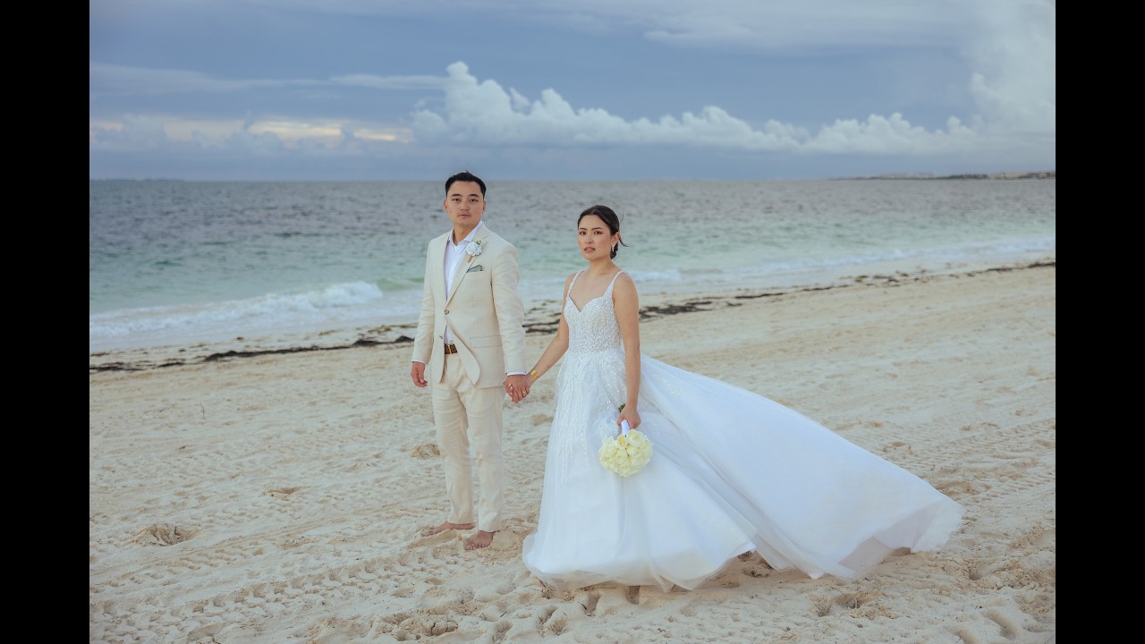 Kyle & Ishaa’s Dream Wedding in Cancun, Mexico | Cinematic Beach Wedding Film