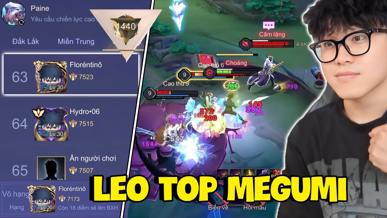 VUX MỘT Đ&Ecirc;M ĐẤU ĐỈNH CAO PAINE TỪ V&Ocirc; HẠNG LEO L&Ecirc;N TOP 63 VIỆT NAM CHO FAN B&Ugrave;NG NỔ