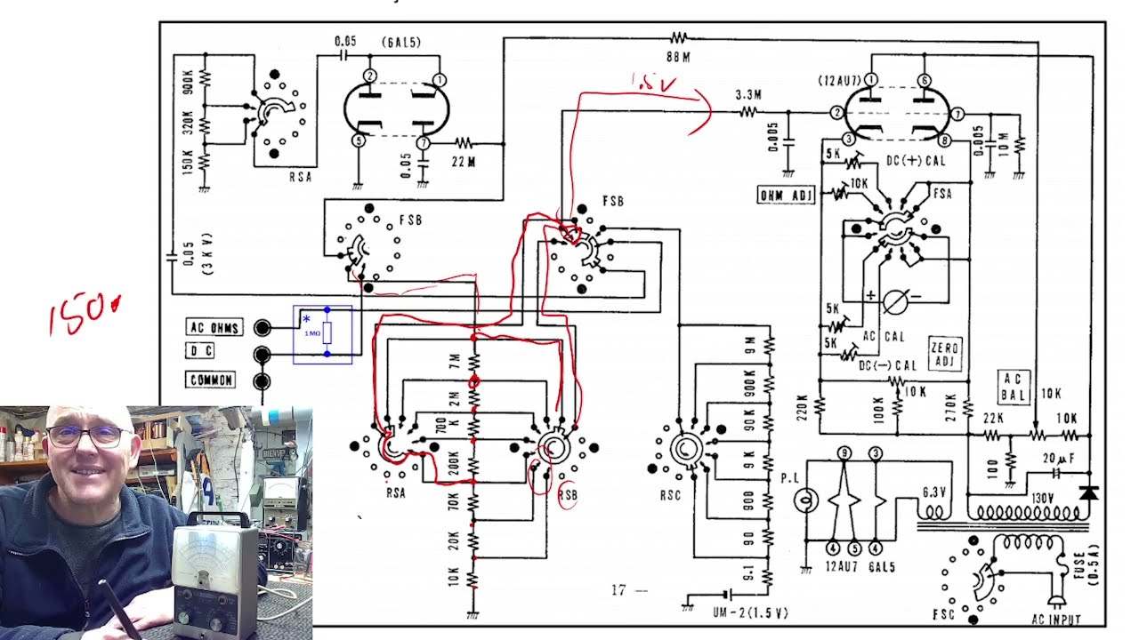 VTVM Circuit Description - DETAILED