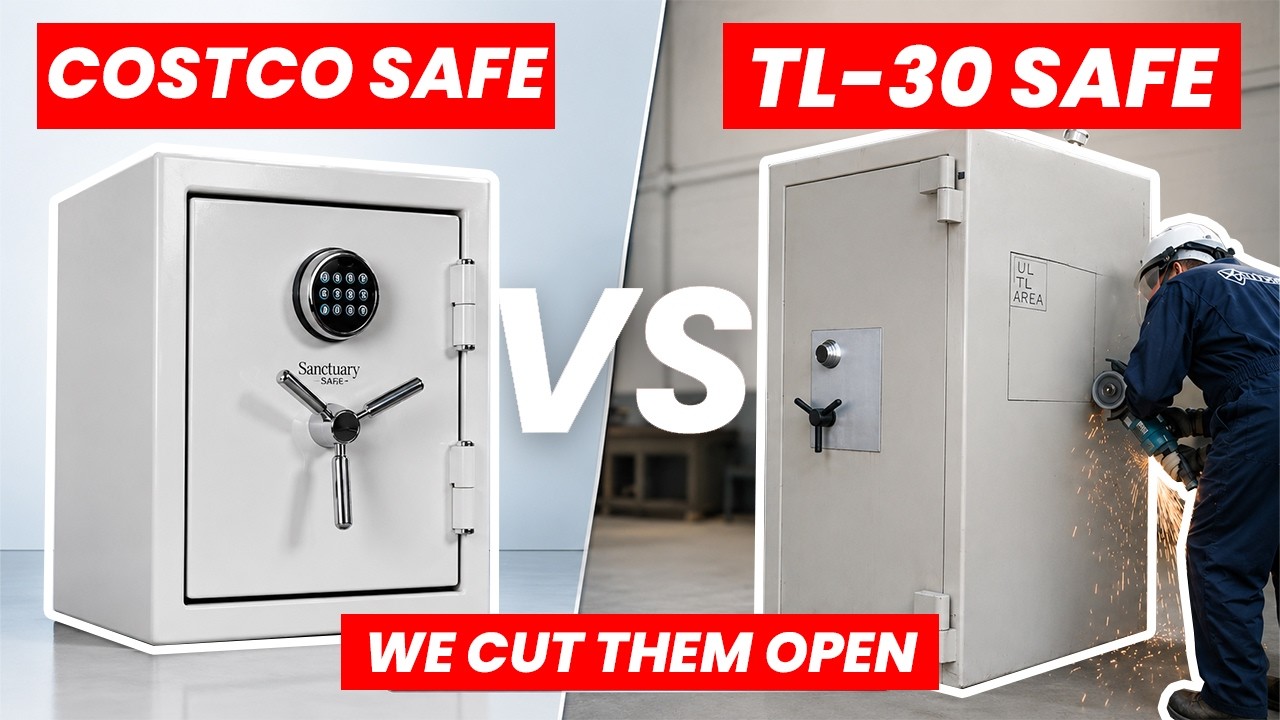 Бюджетный сейф против сейфа класса TL-30 | Испытание резкой показывает шокирующую разницу