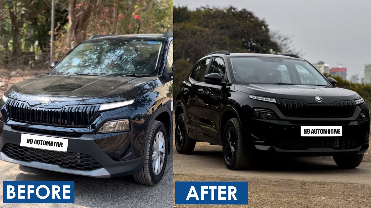 We Made This Dark Edition Skoda Kylaq | @H9 AUTOMOTIVE .