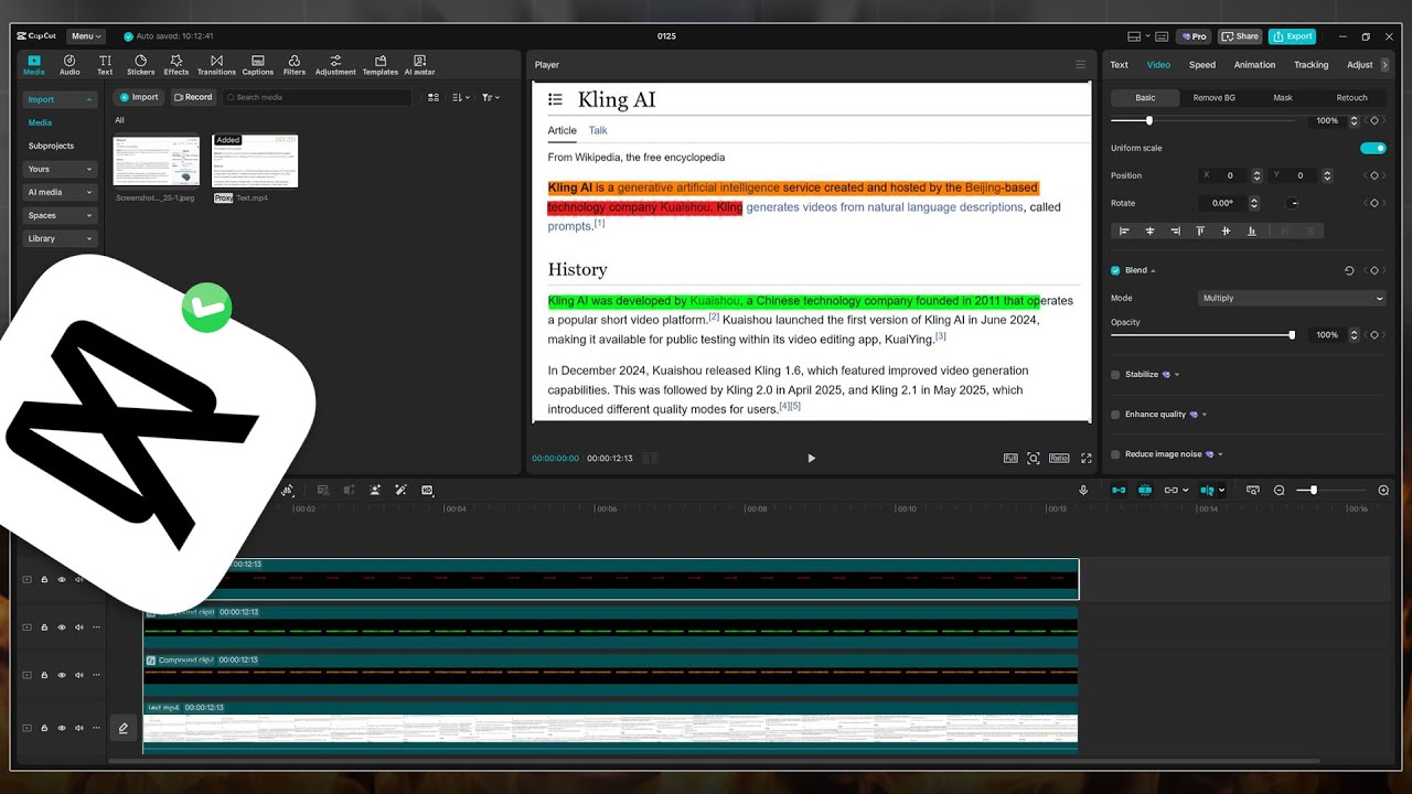 How to Highlight Text in Capcut | Motion graphics