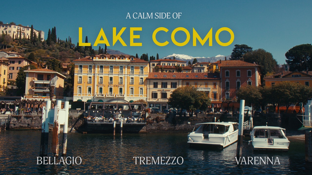 Lake Como in Springtime — Lake, Towns & Hotel