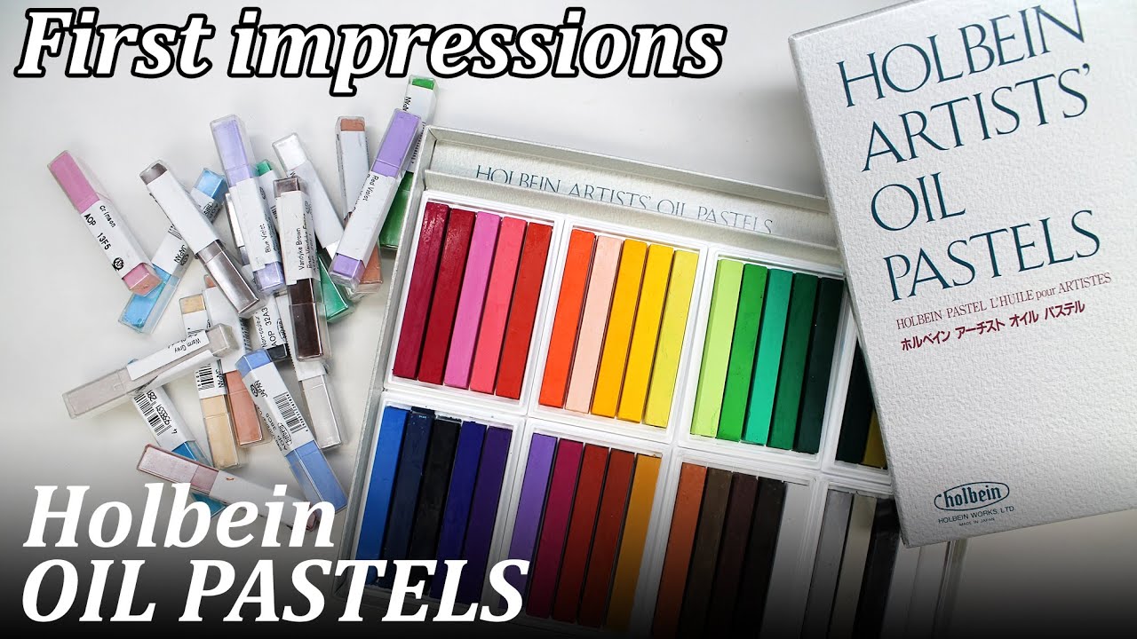 Trying out the HOLBEIN ARTISTS' OIL PASTELS // First impressions