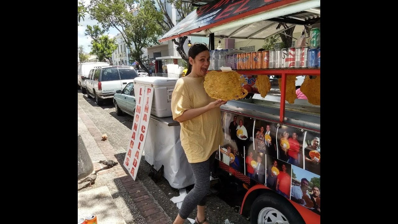Watch me visit a Bacalaito food truck in Puerto Rico! (FB LIVE VIDEO)
