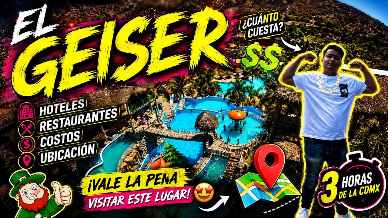 EL GEISER ✅️🌴🌴|costos de hospedaje🤑|vale la pena visitar  este lugar 🤔| ha solo 3 horas de la CDMX 😱