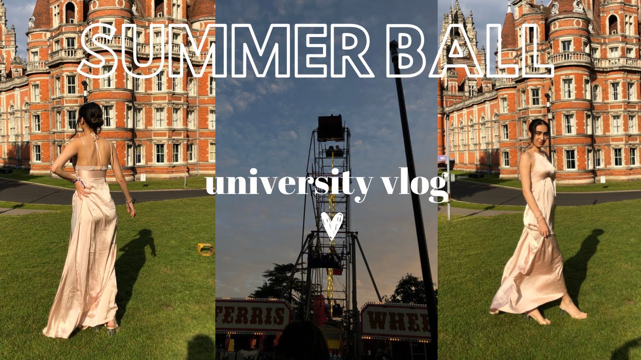 ROYAL HOLLOWAY SUMMER BALL | UNIVERSITY VLOG ♡ Luisa Love
