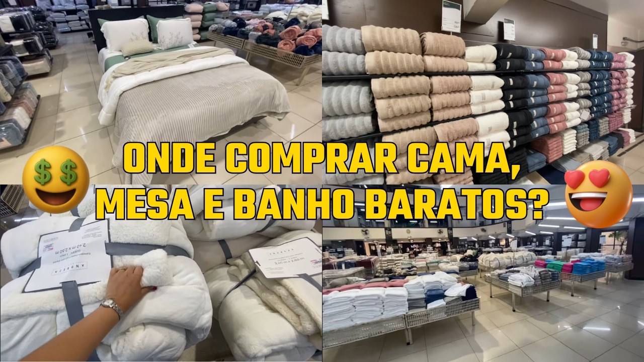 😱ONDE COMPRAR CAMA, MESA E BANHO BARATOS? BRÁS ACHADINHOS ENXOVAL 😍
