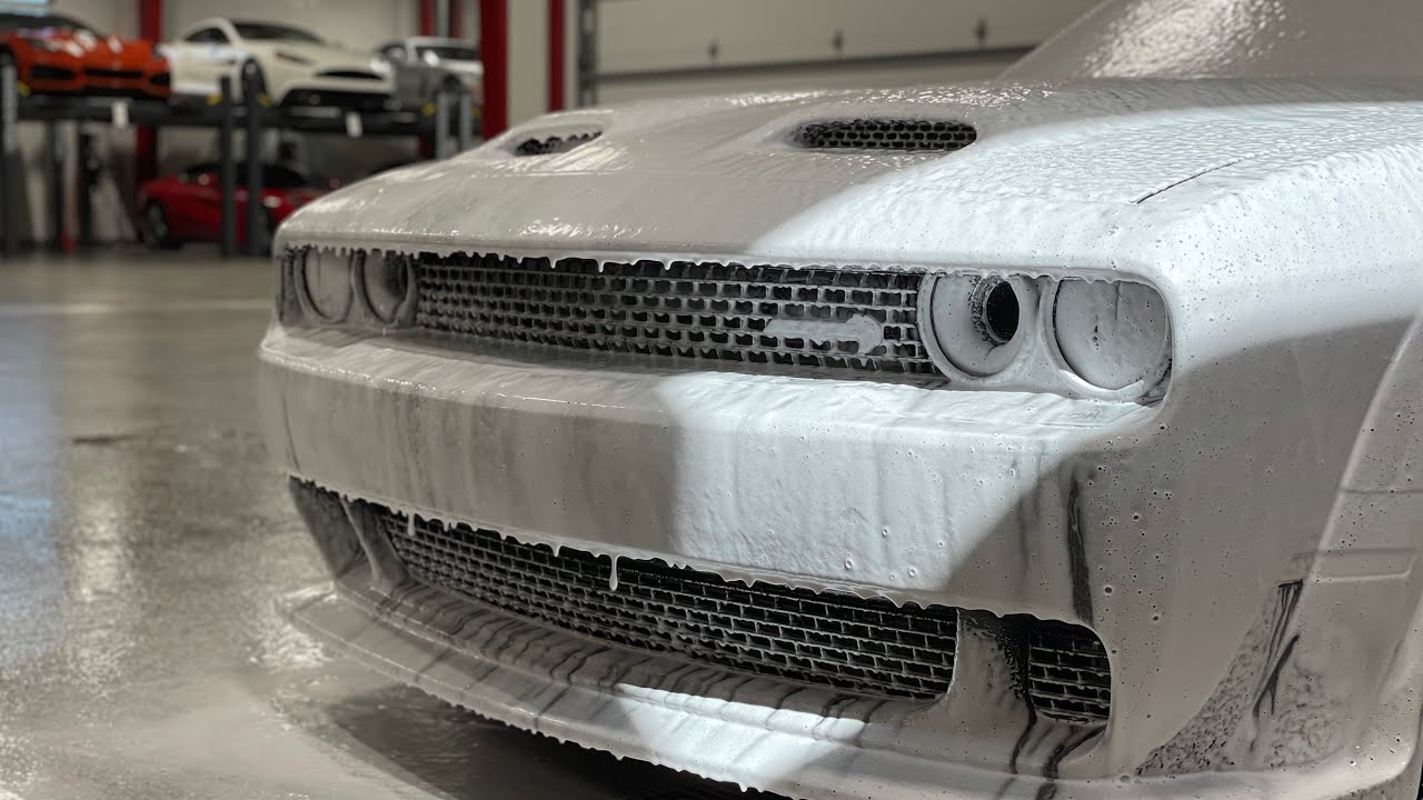 Помойте со мной: Challenger Hellcat Redeye Wide Body!!