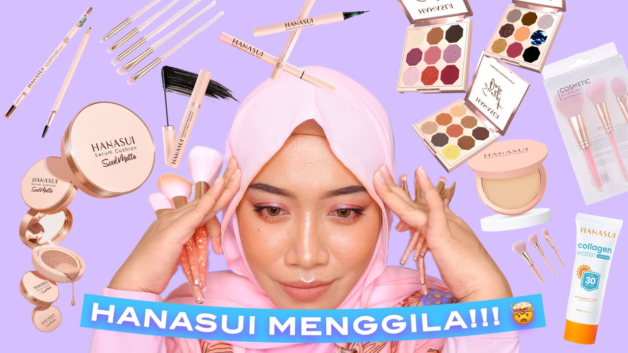 #MaBar 🇮🇩 Ep.5 HANASUI (SoulMatte Cushion, TWC, Eyeshadow, dll), Brush Miniso | Aro Kopa