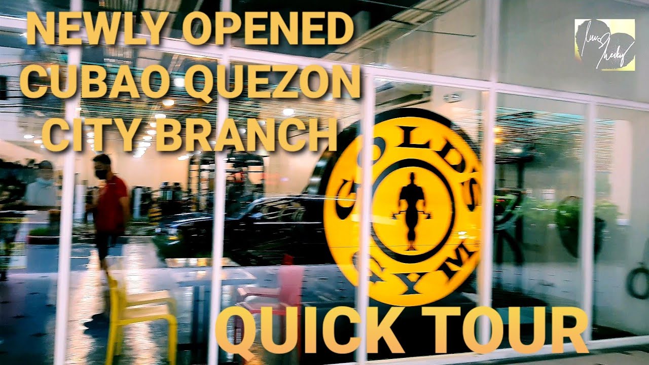 Newly Opened Gold's Gym in Cubao Quezon City: QUICK TOUR!
