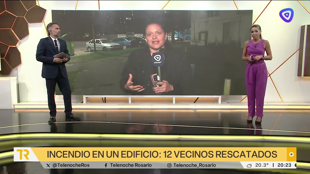 Un cortocircuito en un televisor desató un incendio en un edificio de zona sur