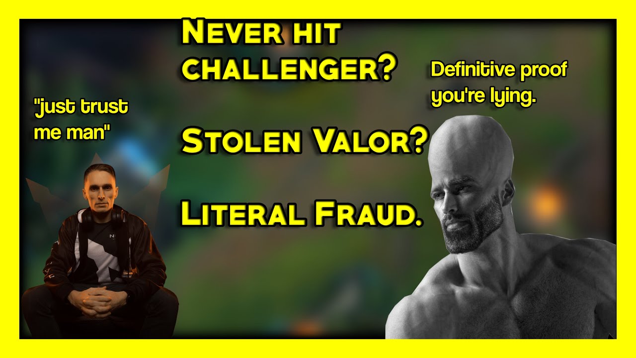 NEVER Hit Challenger? Stolen Valor? Neace's LITERAL Fraud