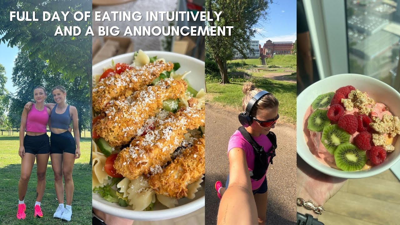 FULL DAY OF EATING INTUITIVELY | A BIG ANNOUNCEMENT !!