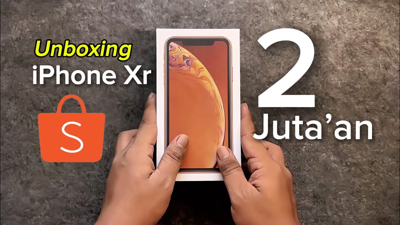 Unboxing iPhone murah paling Horor | unboxing iPhone Xr wifi only | Bisa all operator !