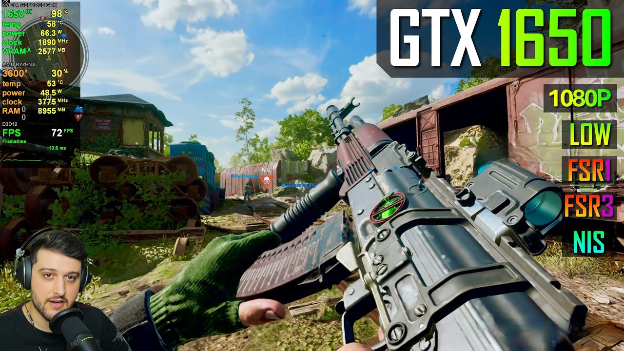 GTX 1650 - Call Of Duty: Black Ops 6 ( Beta )