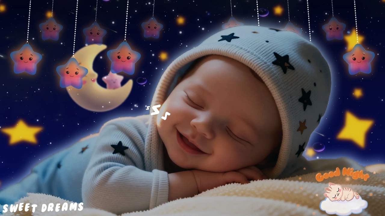 Soothing Baby Sleep Music ♥ Mozart & Brahms Lullaby ♫ Peaceful Bedtime Melody 💤 Sleep Instantly #136