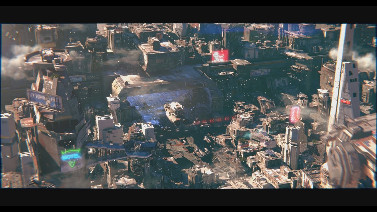 CG short film--Space elevator
