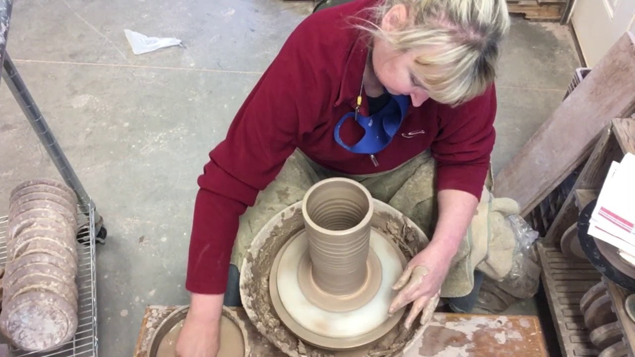How to Throw a Pottery Urn w/lid | Asheville / Weaverville NC | Salvaterra Pottery Studio & Shop