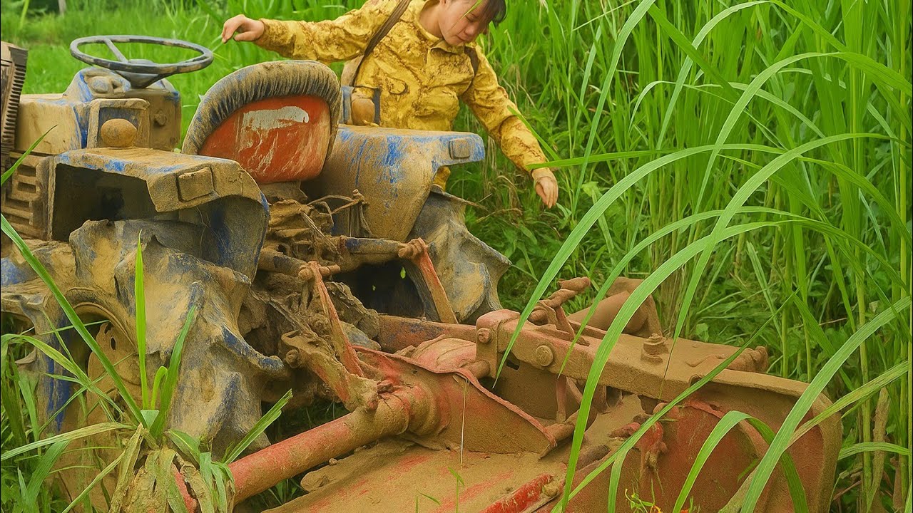 &ldquo;Girl Restores 10-Year-Old Tractor into Like-New Condition | Incredible Transformation&rdquo;
