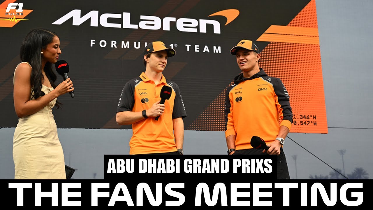 Lando Norris & Oscar Piastri Face the Fans Before Title Showdown | Abu Dhabi GP 2025