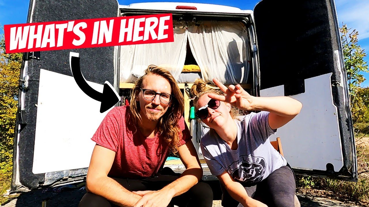 Storage Tour | Tools, Instruments, Gear | FULLTIME VANLIFE