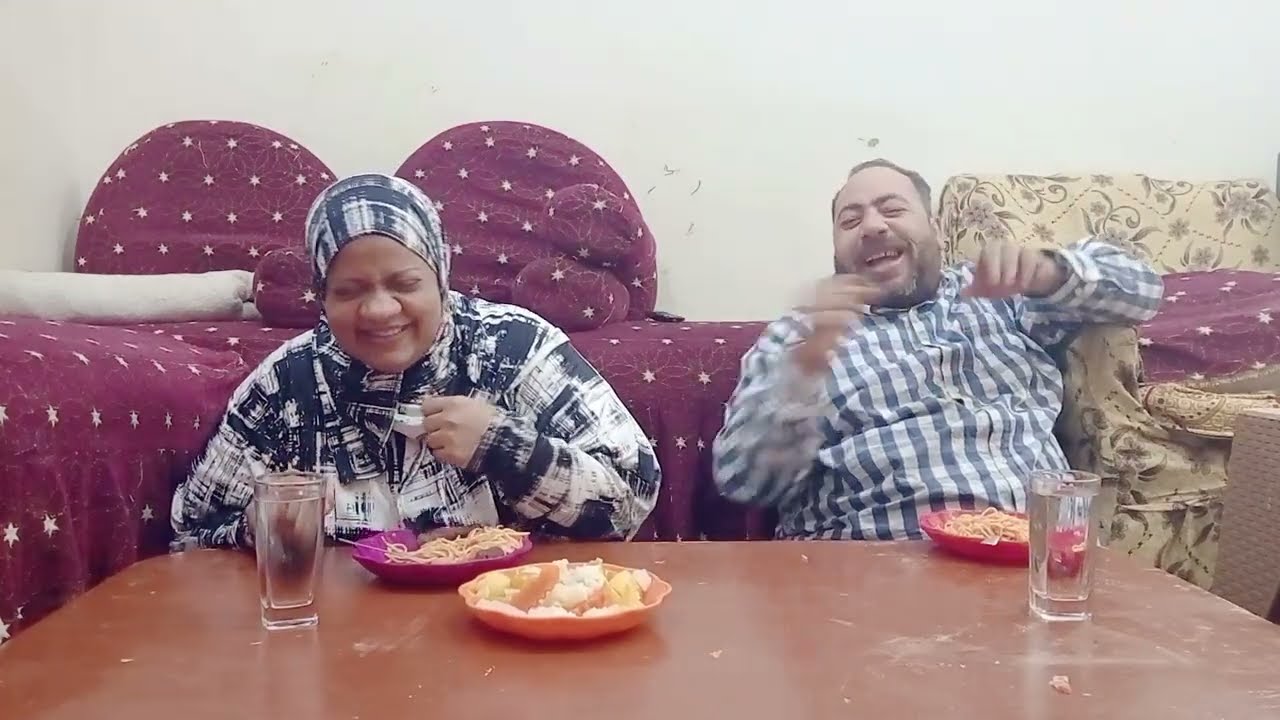 تحدي الضحك بس 😂 مفيش كسبان بين أم جنى وأبو جنى
