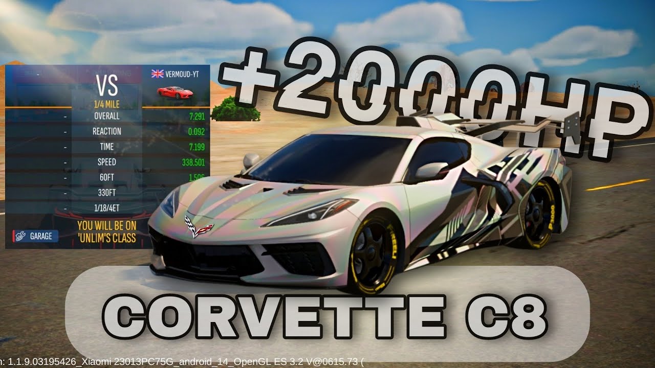 +2000HP Chevrolet Corvette C8 Car Parking Multiplayer 2 | CPM2 New Update [Sub Esp]