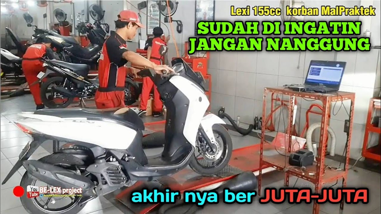 YAMAHA LEXI 155cc JADI KELINCI PERCOBAAN MEKANIK JADI-JADIAN