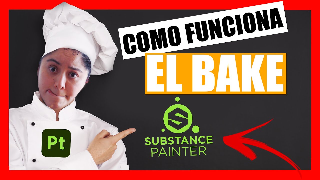 BAKE CON SUBSTANCE PAINTER 3D🧁🧁🧁 PARA PRINCIPIANTES 🍎