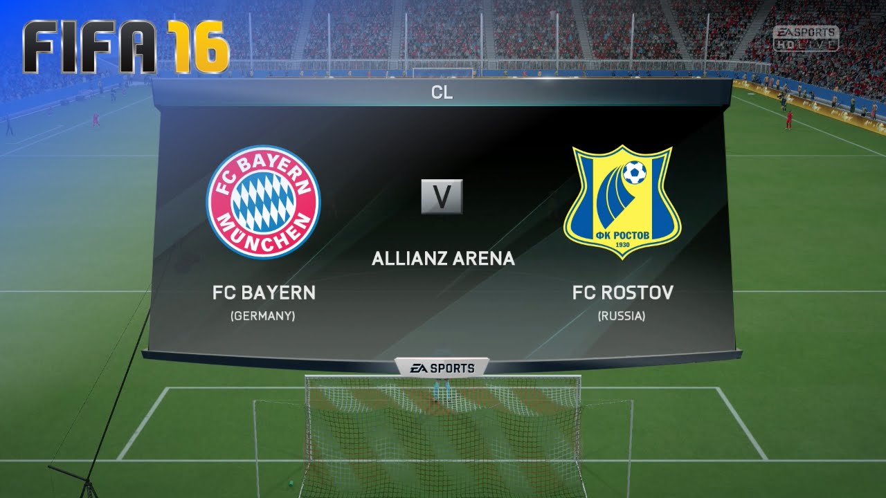 FIFA 16 - FC Bayern München vs. FC Rostov @ Allianz Arena (Season '16/'17)
