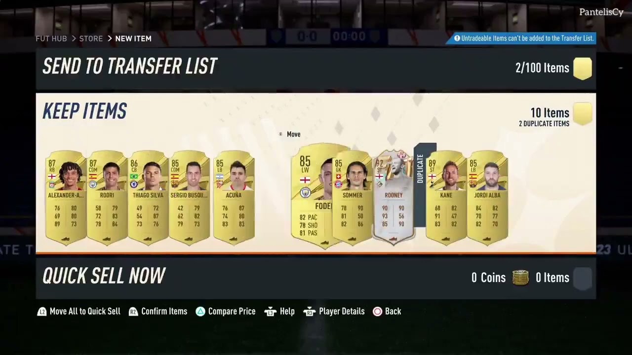 Wayne Rooney FUT Birthday Icon Walkout - FIFA 23 Pack