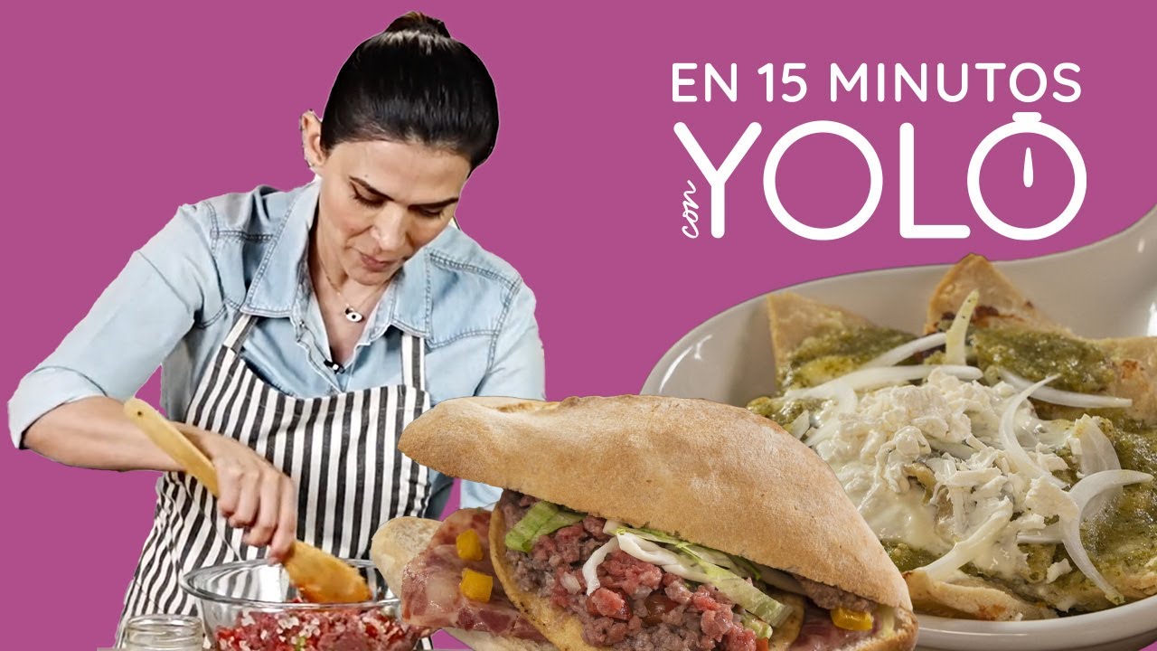 Aprende a hacer chilaquiles RELLENOS y TORTAS de tostada | En 15 minutos con la chef Yolo