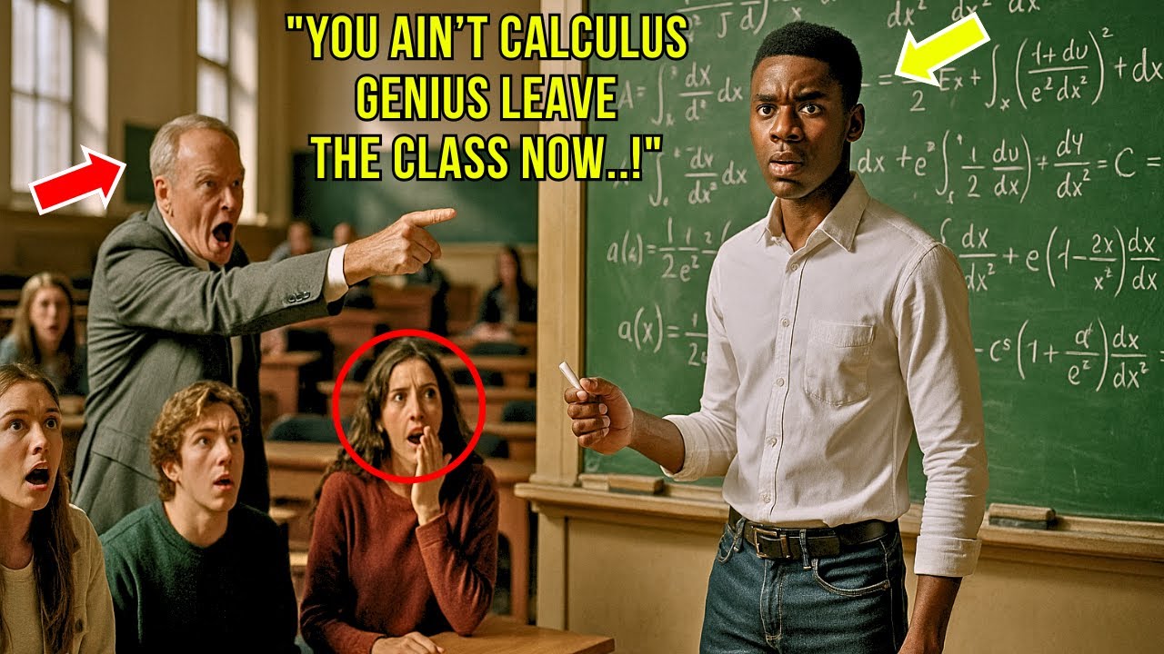 CALCULUS PROFESSOR Thought Black BOY Would Fail—But His GENIUS Solution SILENCED the Room!