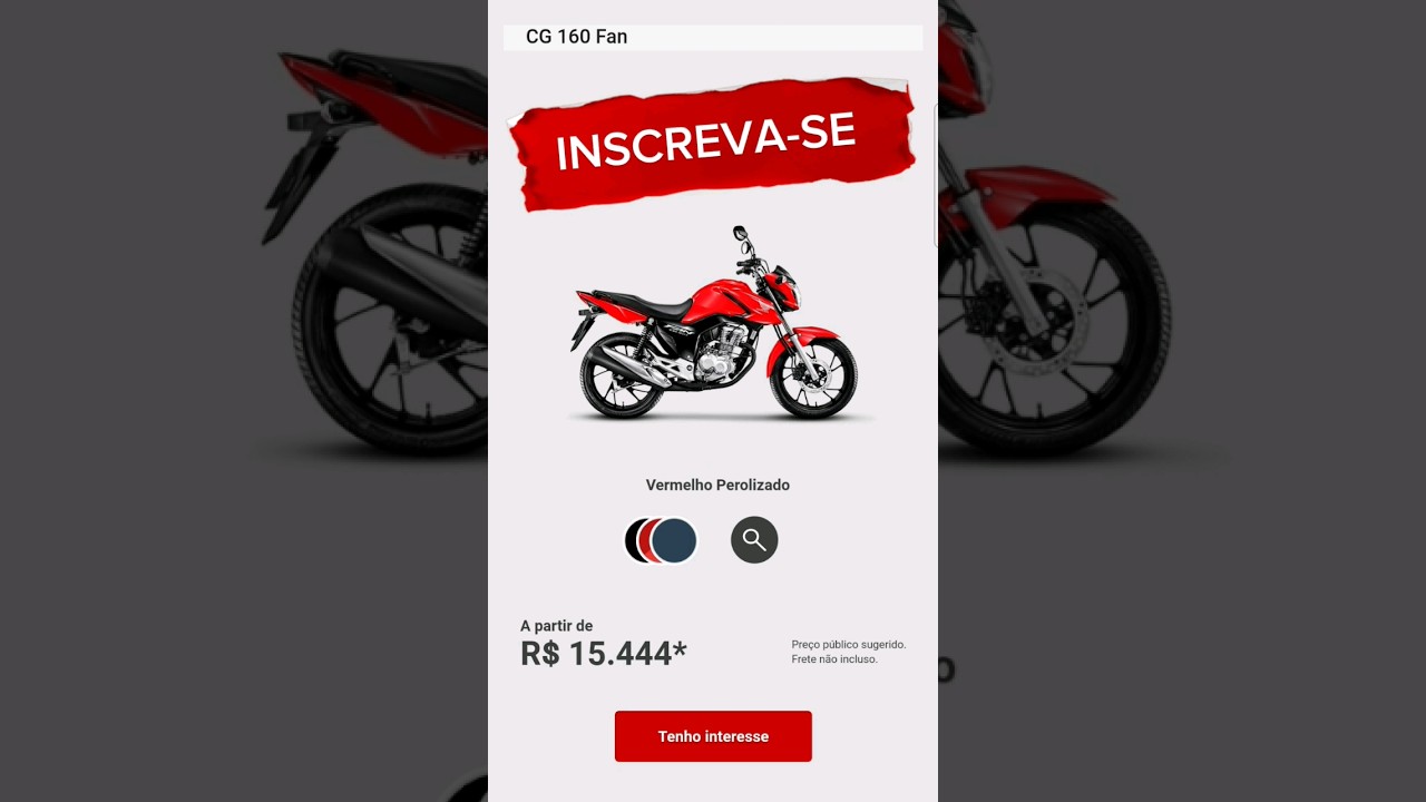 NOVA FAN 160 2024 (NOVAS CORES) #fan160 #hondamotorcycles #motovlog